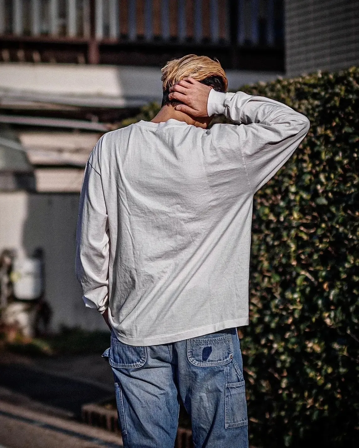 #SA73 SAINT Pure Cotton Long Sleeve T P150 Color: White Size: S-XL